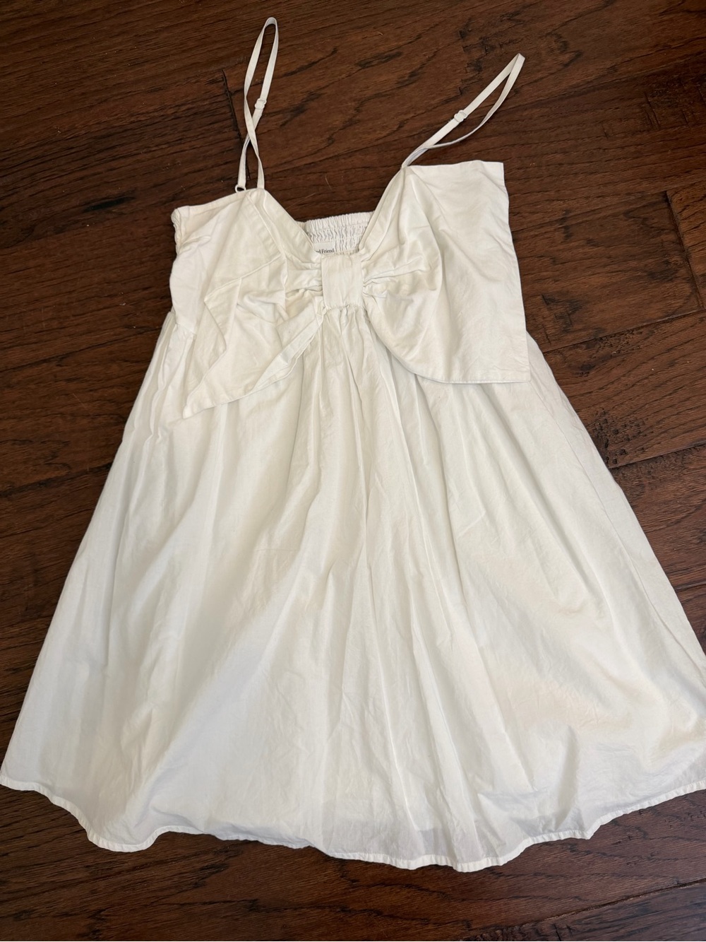 Lovers + Friends White Bow-Front Sundress